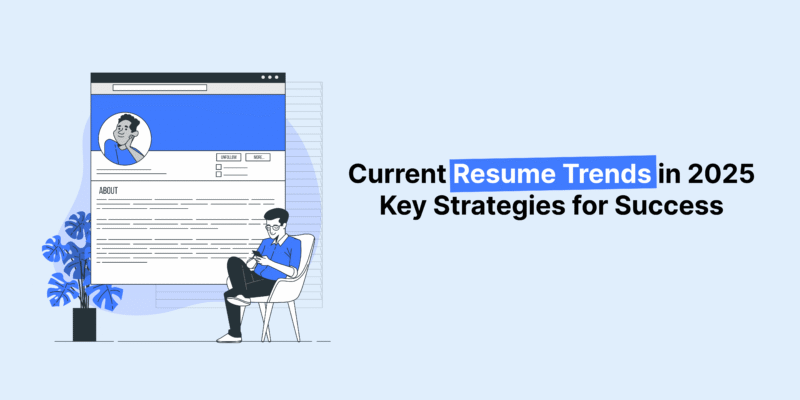 Man reviewing a resume, focusing on key resume trends in 2025 for job applications and career success.